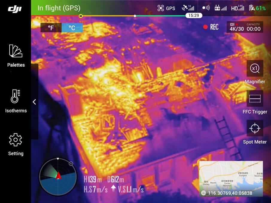 Thermographie par drone Lille (59)